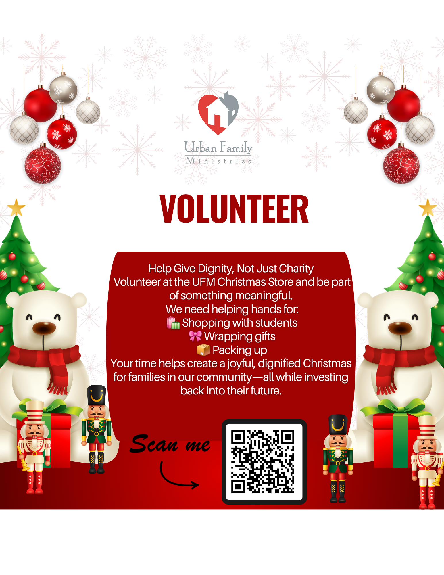Volunteer Christmas flyer 2024